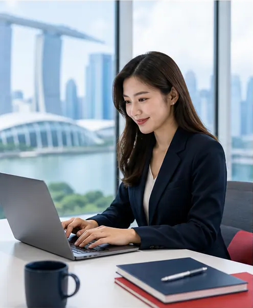Finance learner polishing a resume and LinkedIn profile
