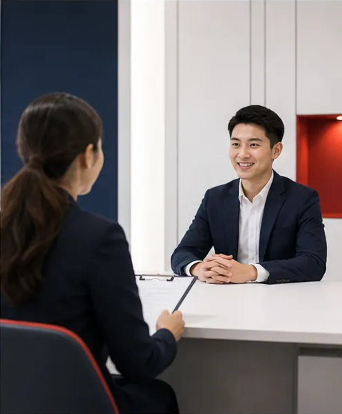 Live mock interview practice session